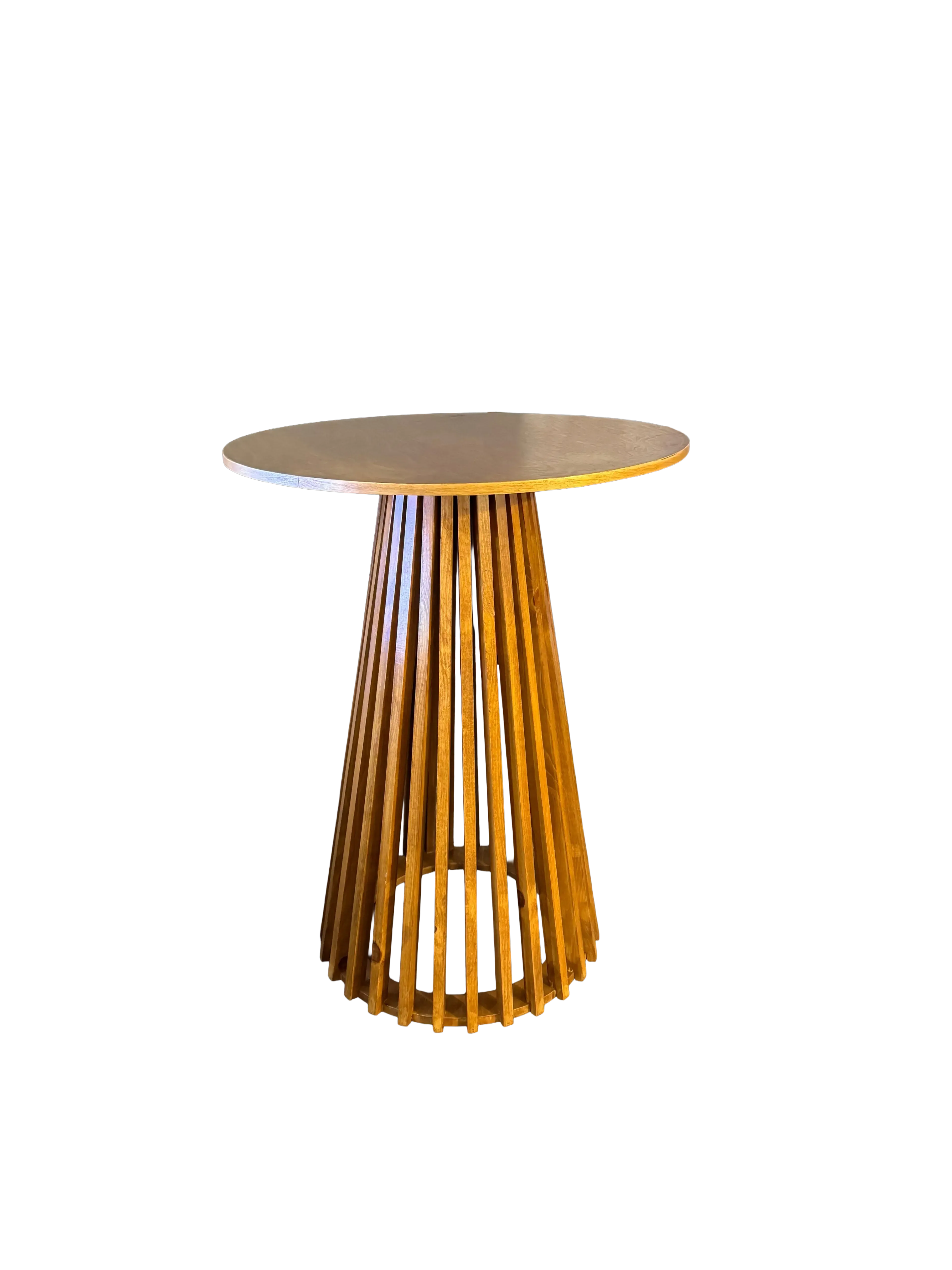Modern Slatted Cocktail Table