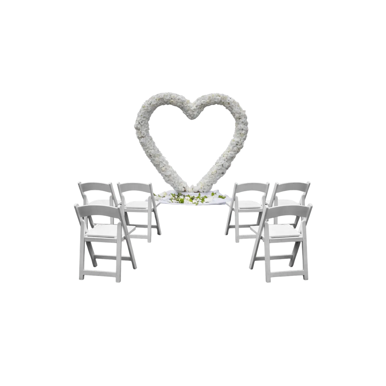 Love Story Ceremony Setup