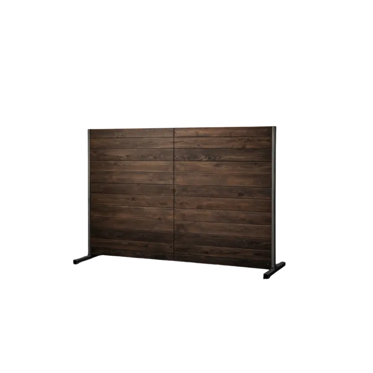 7 H x 10 W Dark Wood Backdrop