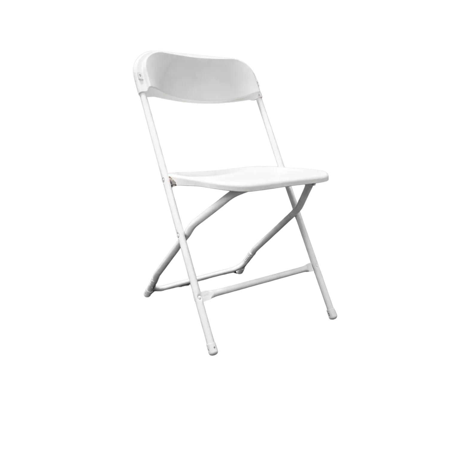White Plastic Folding Chair